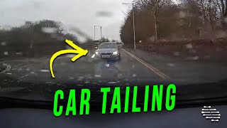 Unmarked Police Car Tailing Car Then Pulling It Over After It Accelerated to Widen the Gap