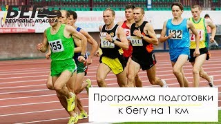 Программа подготовки к бегу на 1 км