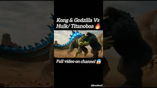 Godzilla &amp; Kong Together 😳 #shorts #zoorithmx