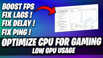 How to Optimize CPU For GAMING in 2023! (UPDATED) - CPU BOTTLENECK FIX