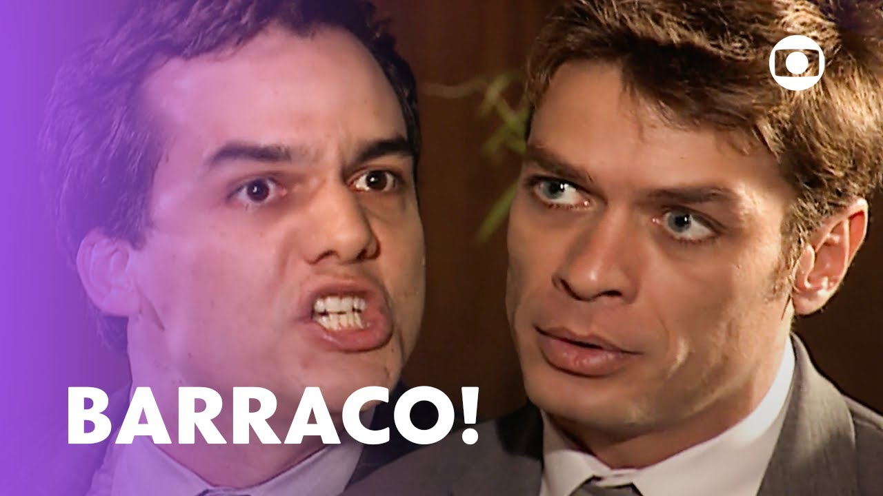 Quebra-pau! Olavo e Daniel se enfrentam e Antenor entra no meio! | Paraíso Tropical | TV Globo