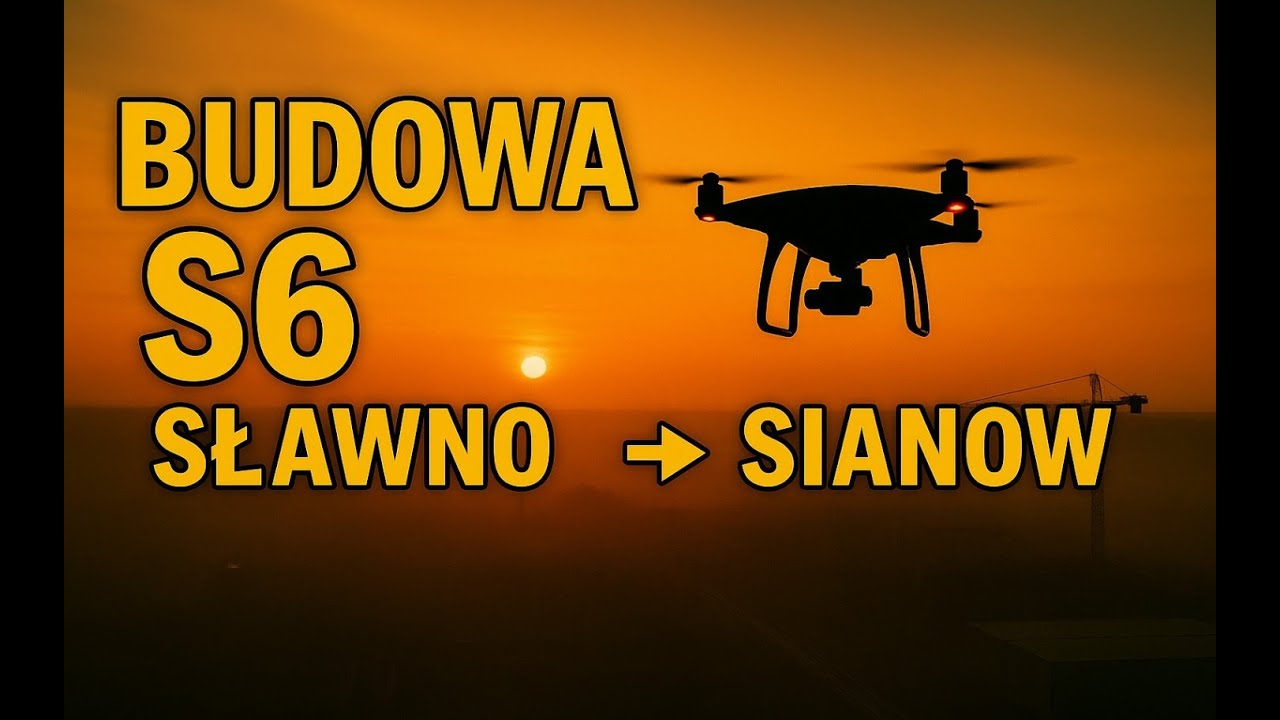 Przeczytaj opis !!!!! Budowa Drogi ekspresowej S6. Odcinek Sianów - Sławno 15.11.2025 
