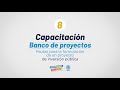 Capacitación 8. Pautas para la formulación de un proyecto de Inversión pública