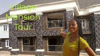 VILLAGE MANSION TOUR NNEWI ANAMBRA STATE!why do igbos waste money in building village houses?