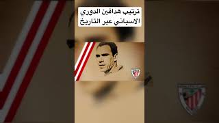 ترتيب هدافين الدوري الاسباني عبر التاريخ