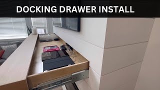 Docking drawer in fireplace mantle by Top Notch Finishing 6,286 views 1 year ago 2 minutes, 9 seconds