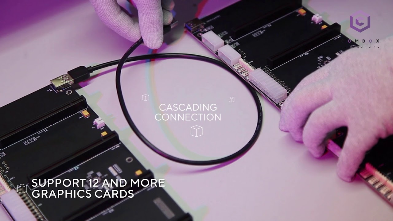 Industrial expansion board ComBox SMART A-6 for PCIe