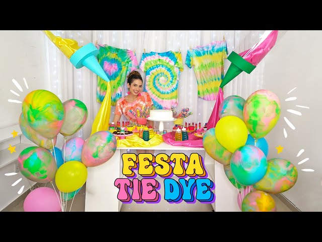 Decoração Festa Tie Dye