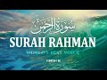 سوره الرحمن سوره الرحمن بهترین تلاوت آرامش بخش جهان برای شفا رحمت و آرامش درونی 