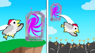 I Used A CURSED Portal in Ultimate Chicken Horse!