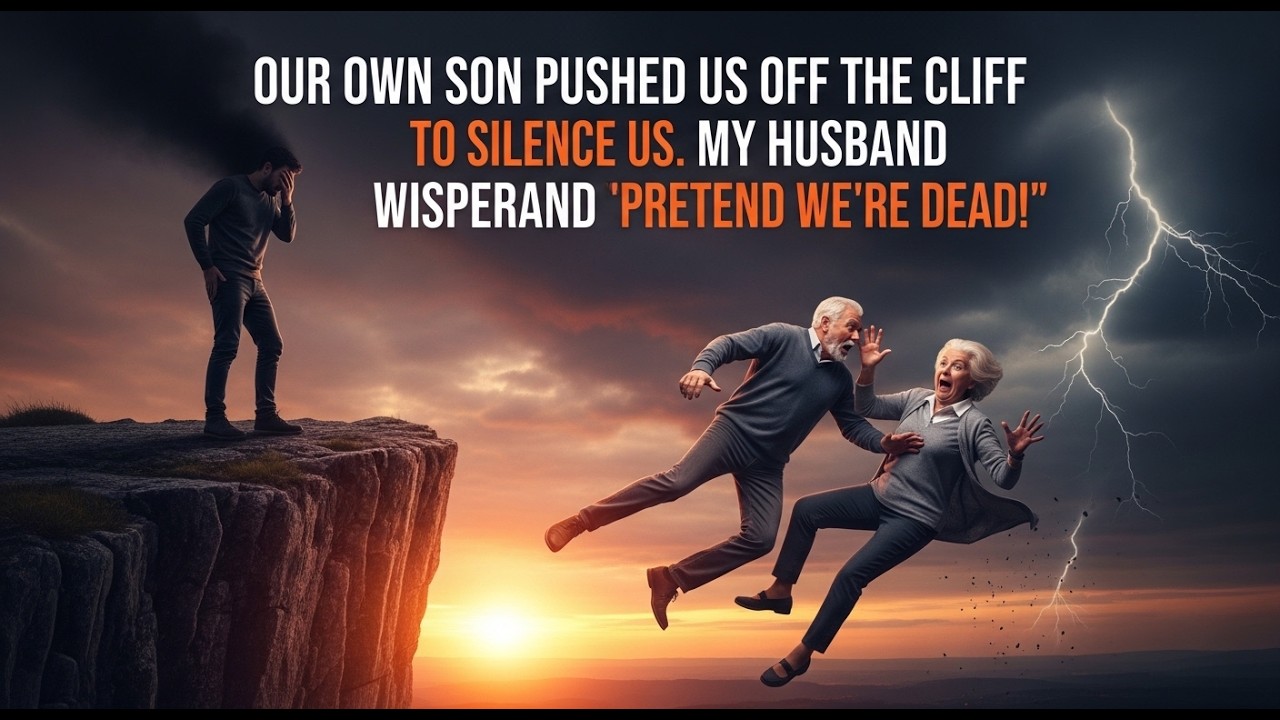 Our own son pushed us off the cliff to silence us. My husband whispered “Pretend we’re dead!“