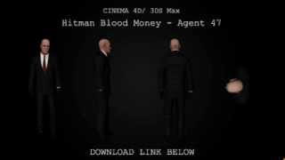 Cinema 4D/ 3DS Max | Hitman Blood Money Agent 47 Model Download
