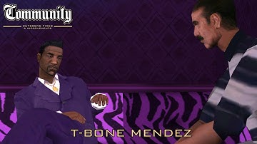 GTA SA Community Cutscene Fixes & Improvements Mod - T-Bone Mendez