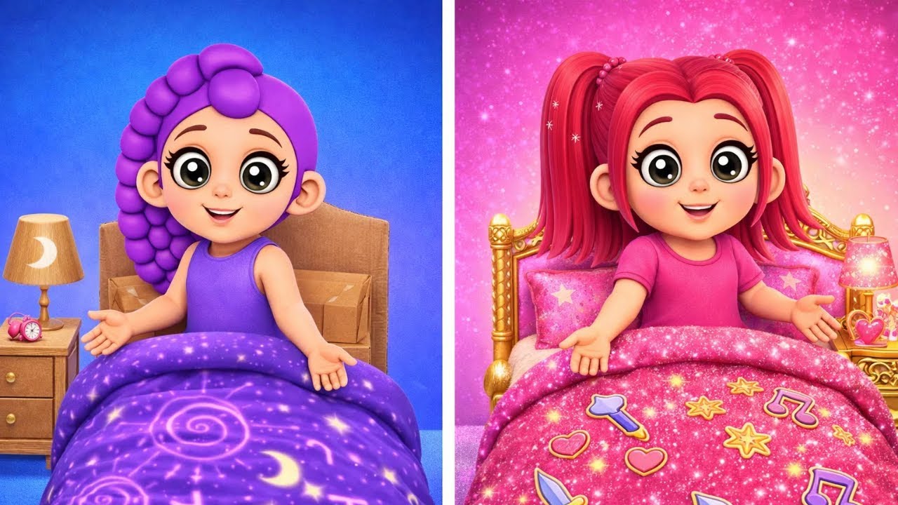 Cardboard K-Pop Bed Build! 🛏️🔥 Cute or Luxury Room?