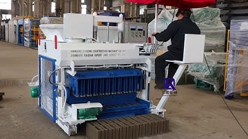 QTM6-24 QTM6-25 Moving concrete block making machine hollow paver solid block brick