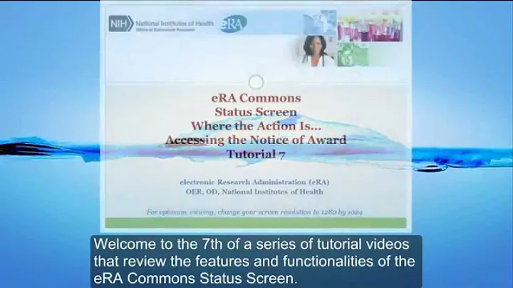 Accessing the Notice of Award (SO & PD/PI)