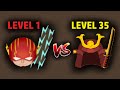 Superheroio  new level 3535 max evolution unlocked samurai update 10m score