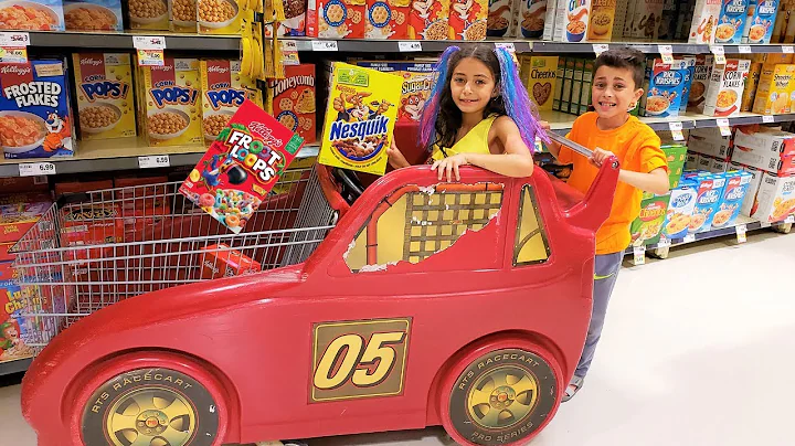 Heidi and Zidane goes Grocery Shopping at the Food...