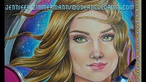 PanPastel Series: Speedcoloring of How to Create a Nebula Background, By Jennifer Zimmermann