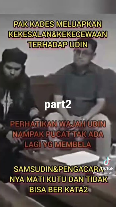 samsudin kena marah pak kades #samsudin# panik kebongkar