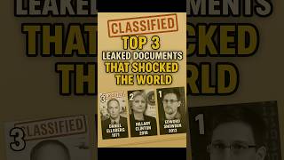 Top 3 Leaked Documents That SHOOK the World 🔥📄 #shorts #espionage
