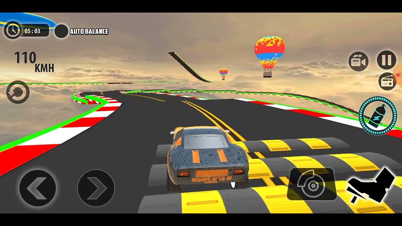 Crazy Ramp crazy ramp car driving 🚗 impossible mega ramp sky track || game.#carzy ...