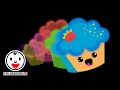 Baby Sensory - Dessert Disco Glow - High Contrast Animation (calm crying baby)