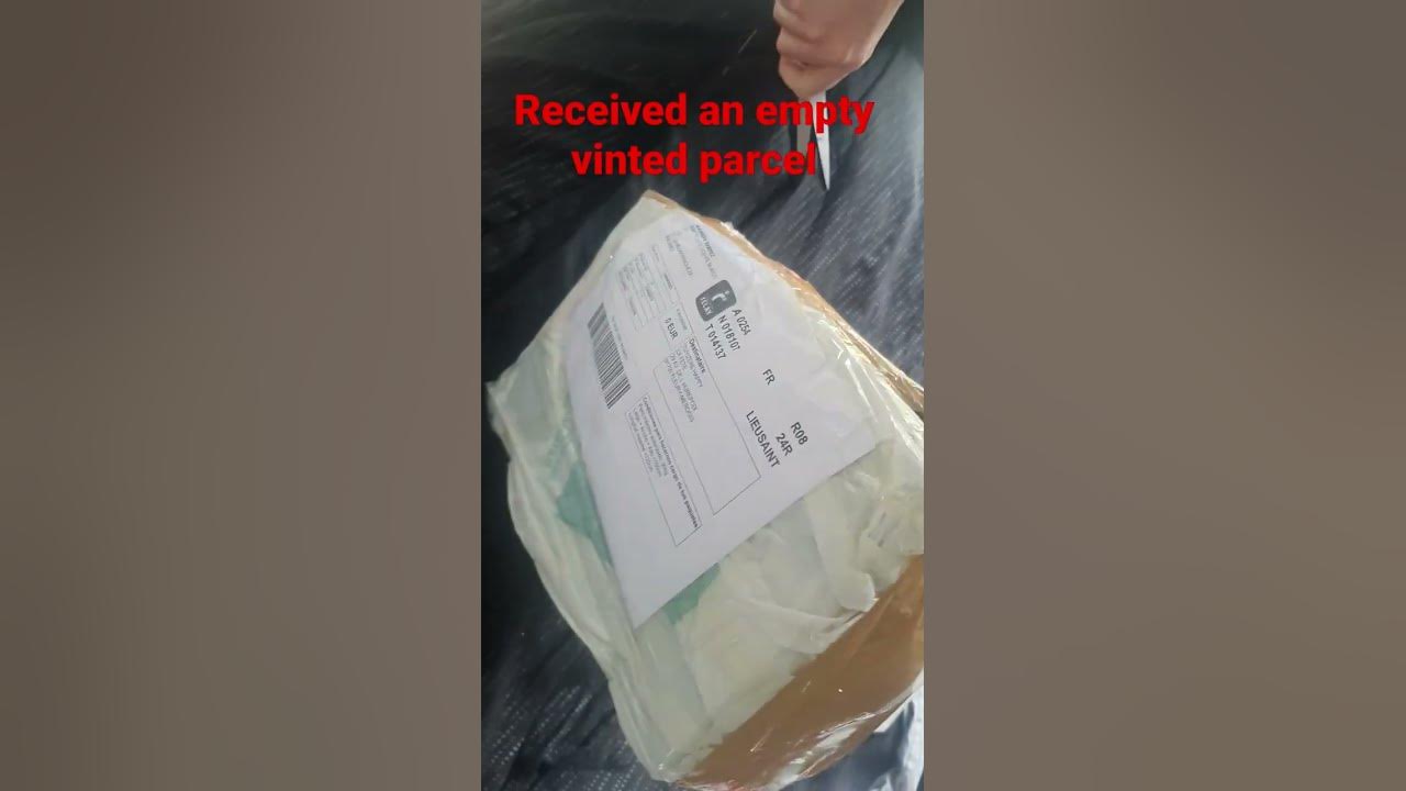 i-received-an-empty-vinted-parcel-youtube