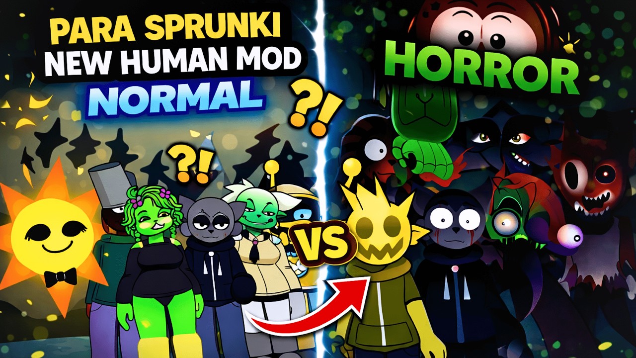 The Normal Mod Incredibox Sprunki PARA Sprunki NEW HUMAN NORMAL VS HORROR MOD EP - 1 ...