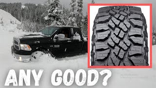 Goodyear Wrangler DuraTrac All-Terrain/Off-Road Winter Tire Review | My RAM  1500 Snow Tire Choice 👍 - YouTube