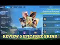 REVIEW 5 EPIC FREE SKINS, MAI IS BEST? • HONOR OF KINGS