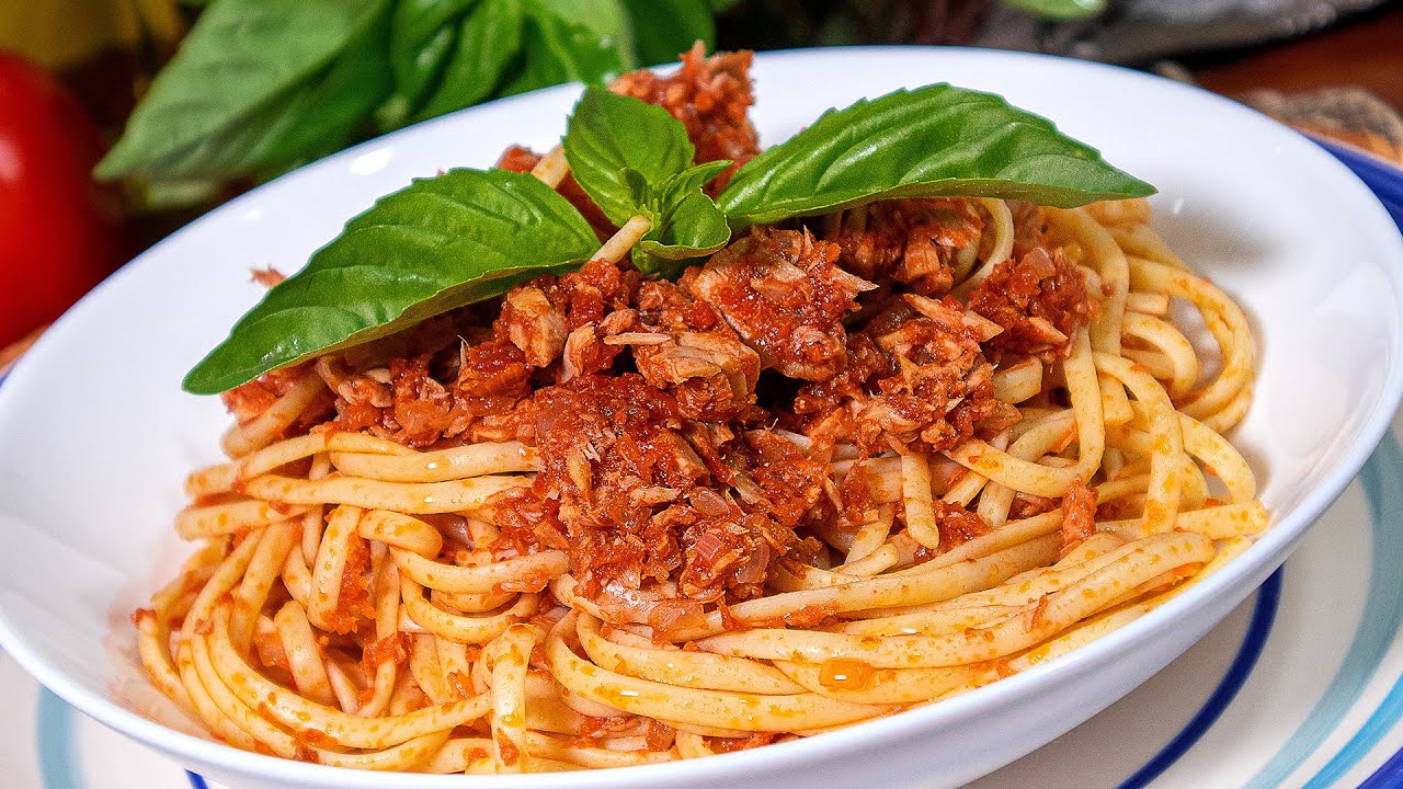 Tallarines con Atún SUPER FACILES Y DELICIOSOS | Sazón y Corazón