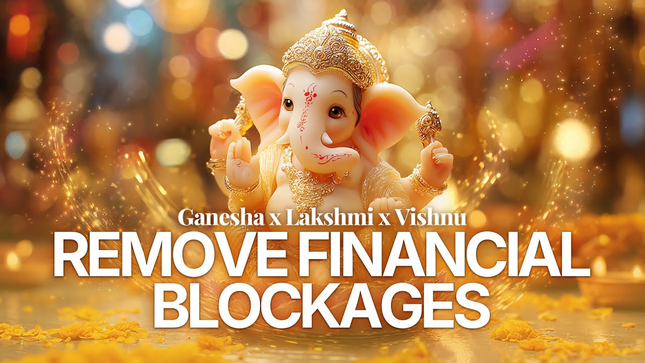 Remove Financial Blockages & Attract Abundance | Ganesha x Lakshmi x Vishnu | Mantra for Wealth Flow