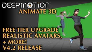 DeepMotion: Avaturn Avatars, Free Tier Doubled & New Rotoscope Features | V4.2 Update by DeepMotion 13,010 views 1 year ago 2 minutes, 19 seconds