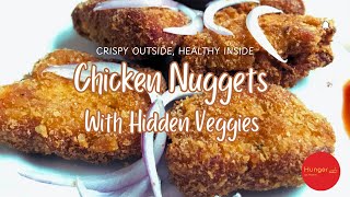 Easy chicken nuggets recipe with veggies | Homemade healthy nuggets