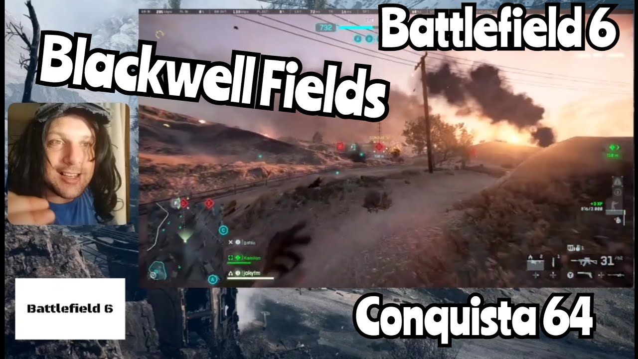 Battlefield 6 Gameplay / Conquista 64 BlackWell Fields / Gaming - YouTube