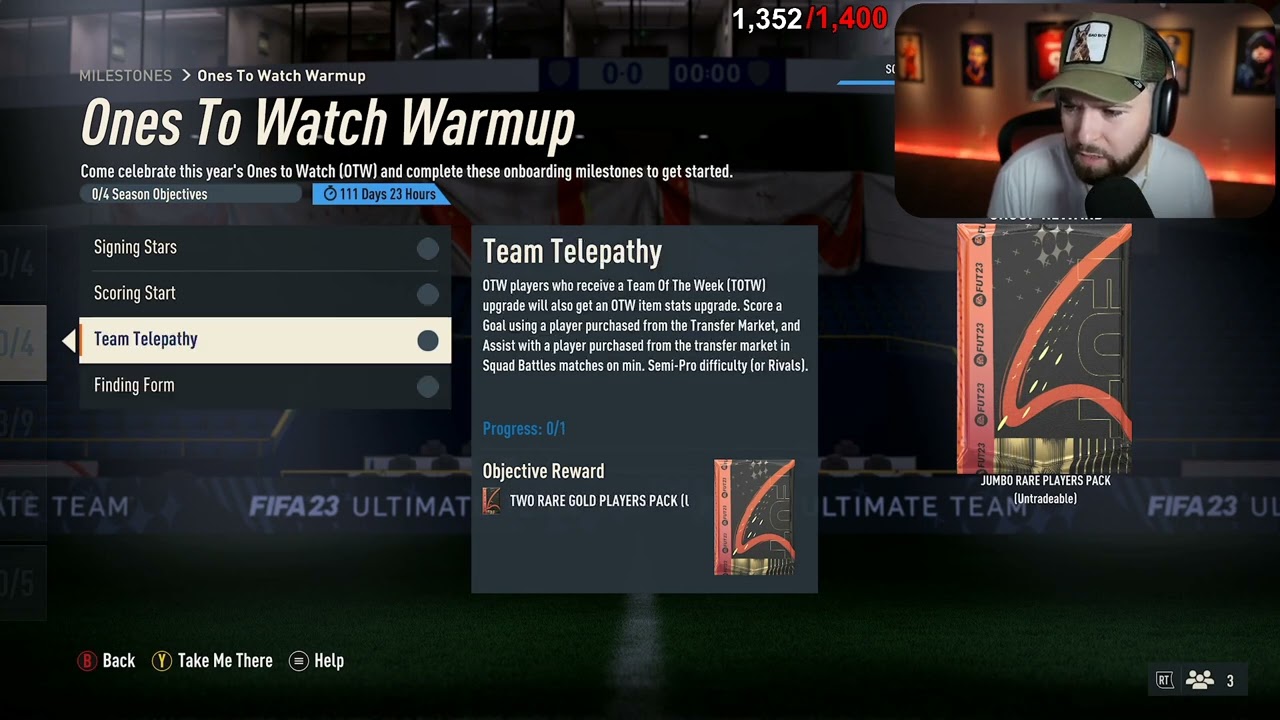 "Free 100k & 50k Pack on FIFA 23!"