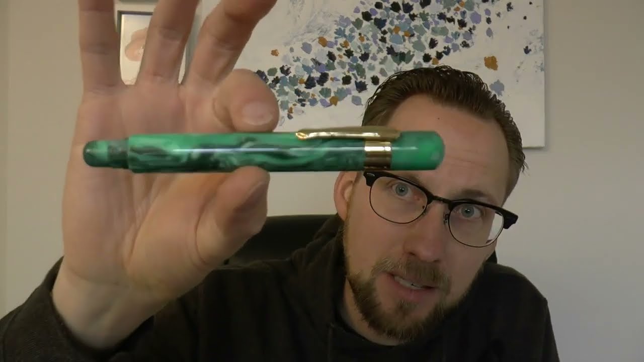 Taccia Covenant Green Malachite Fountain Pen Review