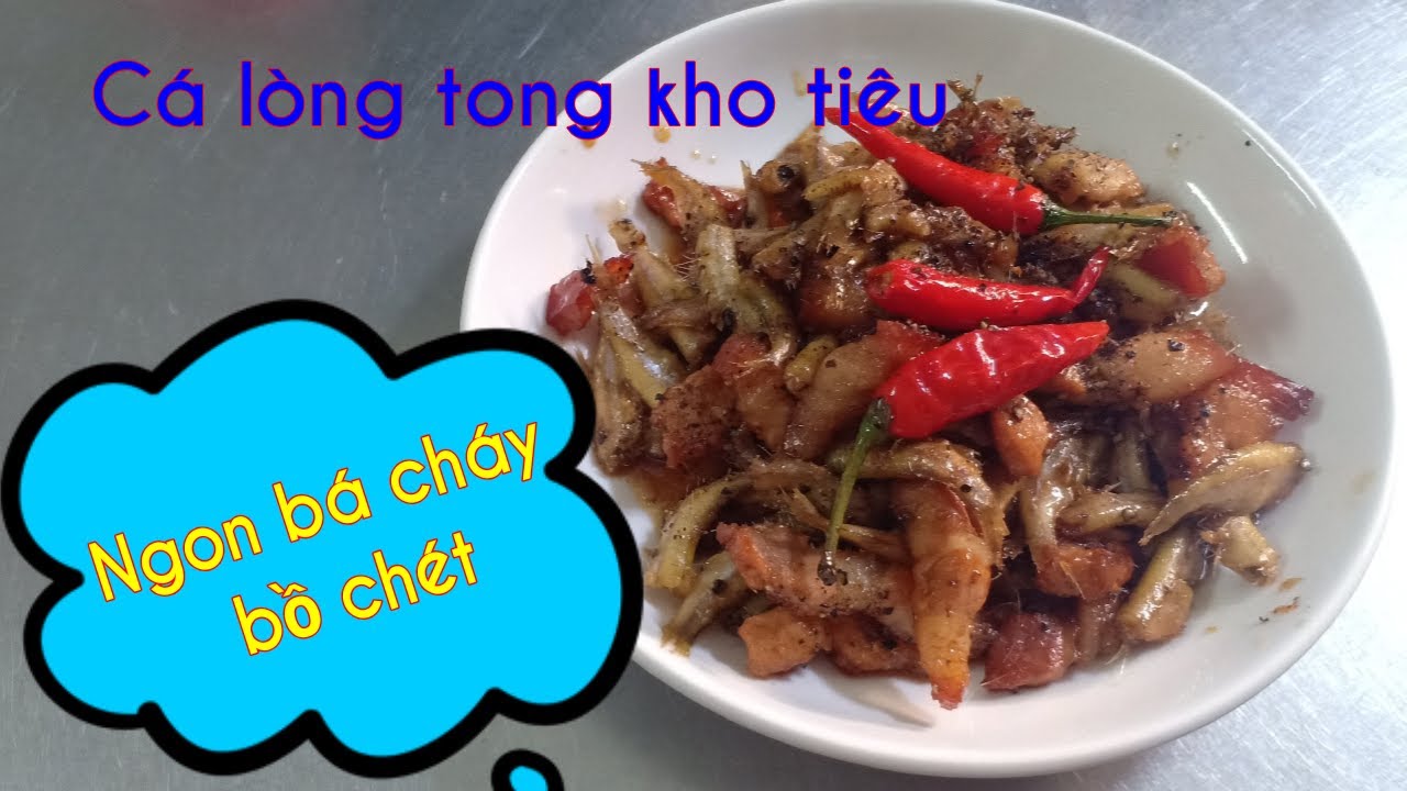 T27_Cá lòng tong kho tiêu với thịt ba rọi - YouTube