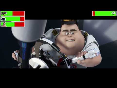 WALL-E Final Battle with healthbars (Edited By @GabrielDietrichson)