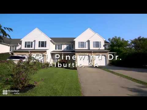 1781 Pinewind Drive, Alburtis, PA home video tour