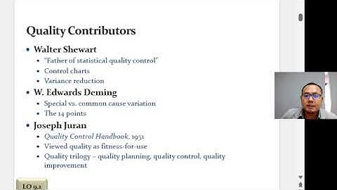 OM Chapter 9  Management of Quality