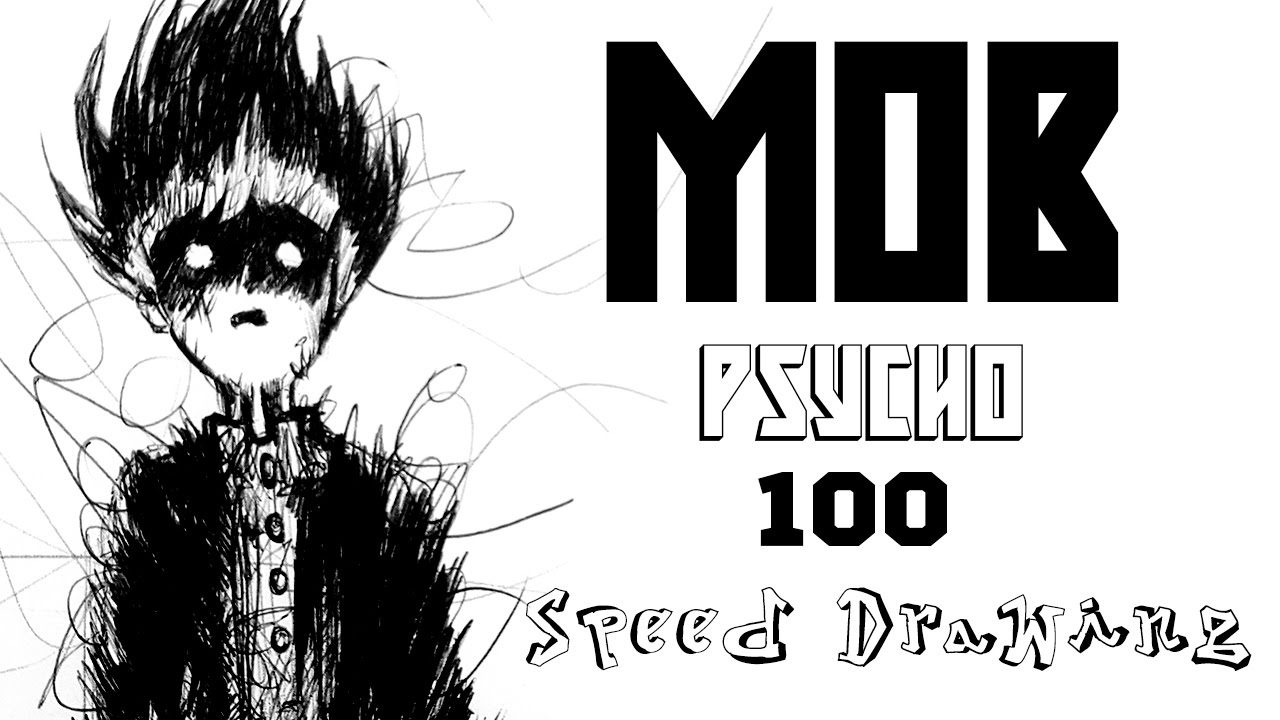 MOB PSYCHO 100 Speed Drawing By Guifo Neo Art - YouTube.
