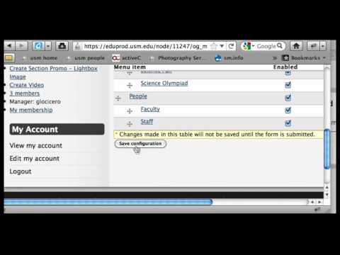 Video 7 - Menus - Part III (Re-ordering Menu & Menu Properties)