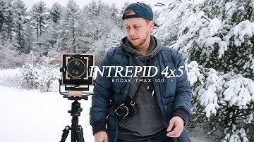 Documenting Cars in the Snow | Intrepid 4x5 w/ Kodak TMax 100