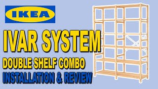 IKEA IVAR Double Shelf Assembly + Review | Clueless Dad