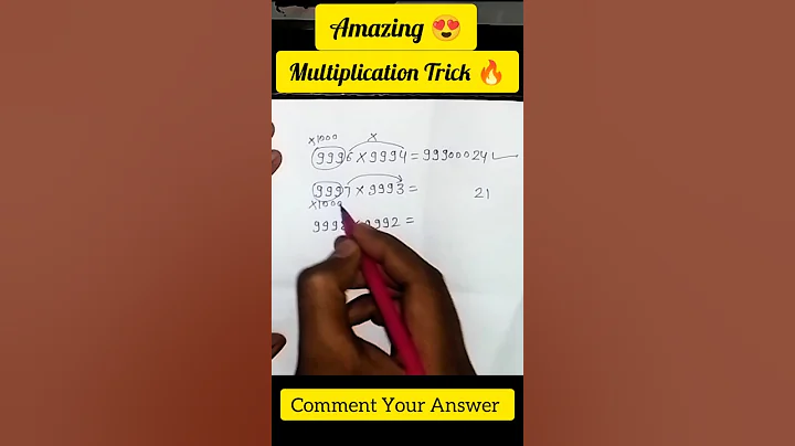 Multiplication Simple Trick 🔥 #shorts #yoitubeshorts #shortvideo #maths #mathhacks