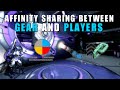 Affinity Sharing between Gear and Players - Warframe
