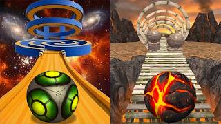 Going Balls VS Rollance Adventure Ball,GyroSphere Trials,Rolling Action Sky Ball,Space Rolling Balls