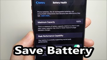 How to Save iPhone Battery (Optimized Battery Charging)